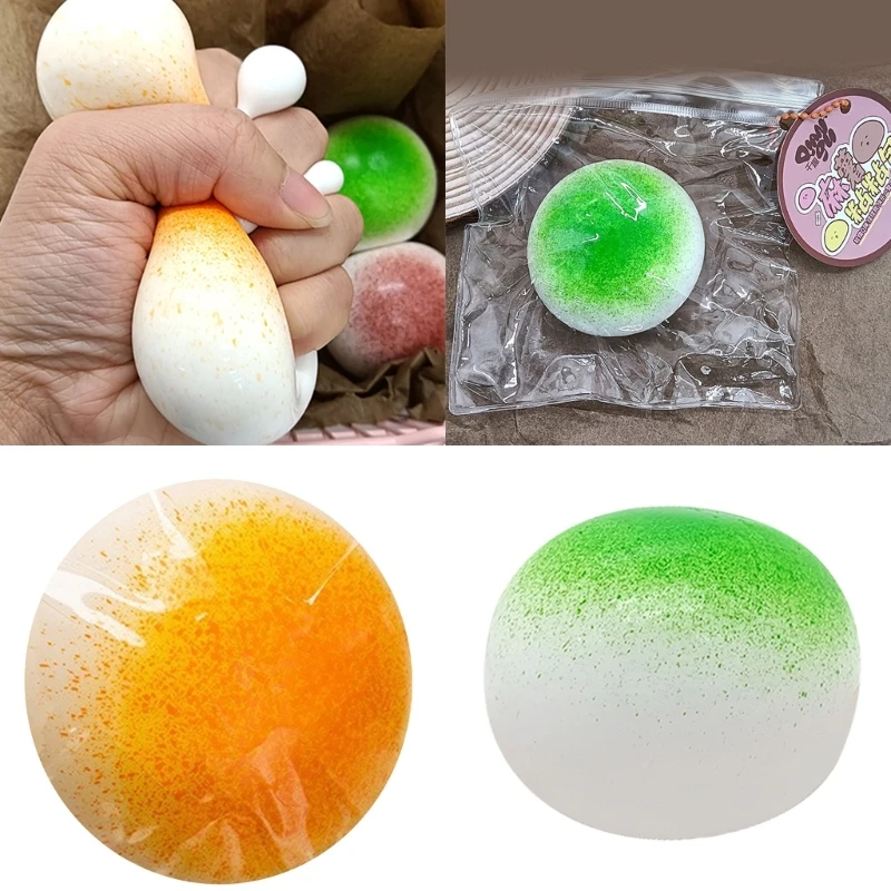 

Soft Stretchy Mochi Bread Squeeze Buns Figurine Decompress Office Stress Toy AntiAnxiety Toy Stress Reliever for Student