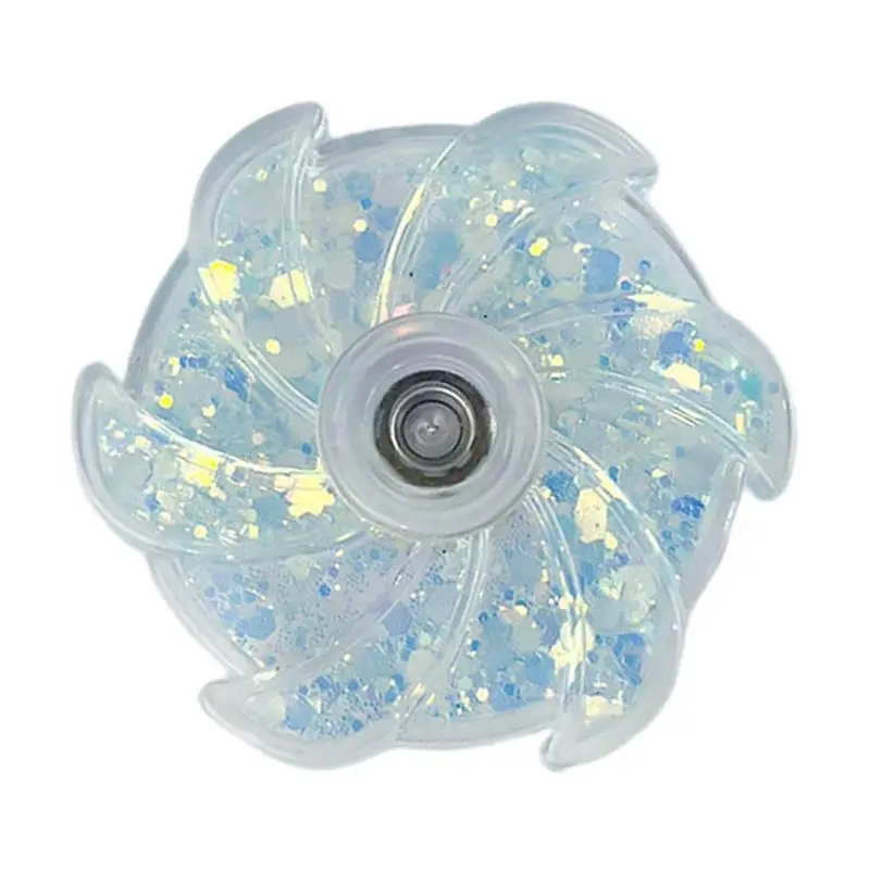 

Fidget Spinner Colorful Spinning Tops Quicksand Gyro Mechanical Toys Colored Finger Hand Spinner Christmas Gift For Kids