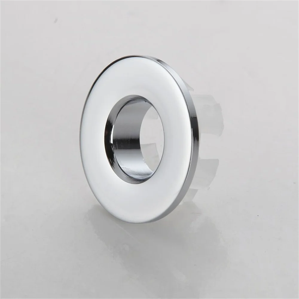 Sink Overflow Cover Kitchen Bathroom Basin Decoration Tub Drain Cover Round Overflow Ring Plugs