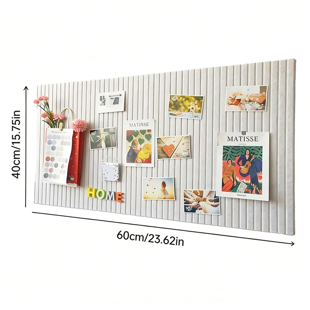 40×60cm 펠트 코르크 보드 대형 게시판 접이식 사진 디스플레이 보드 학교 홈 오피스 벽 장식 두꺼운 장