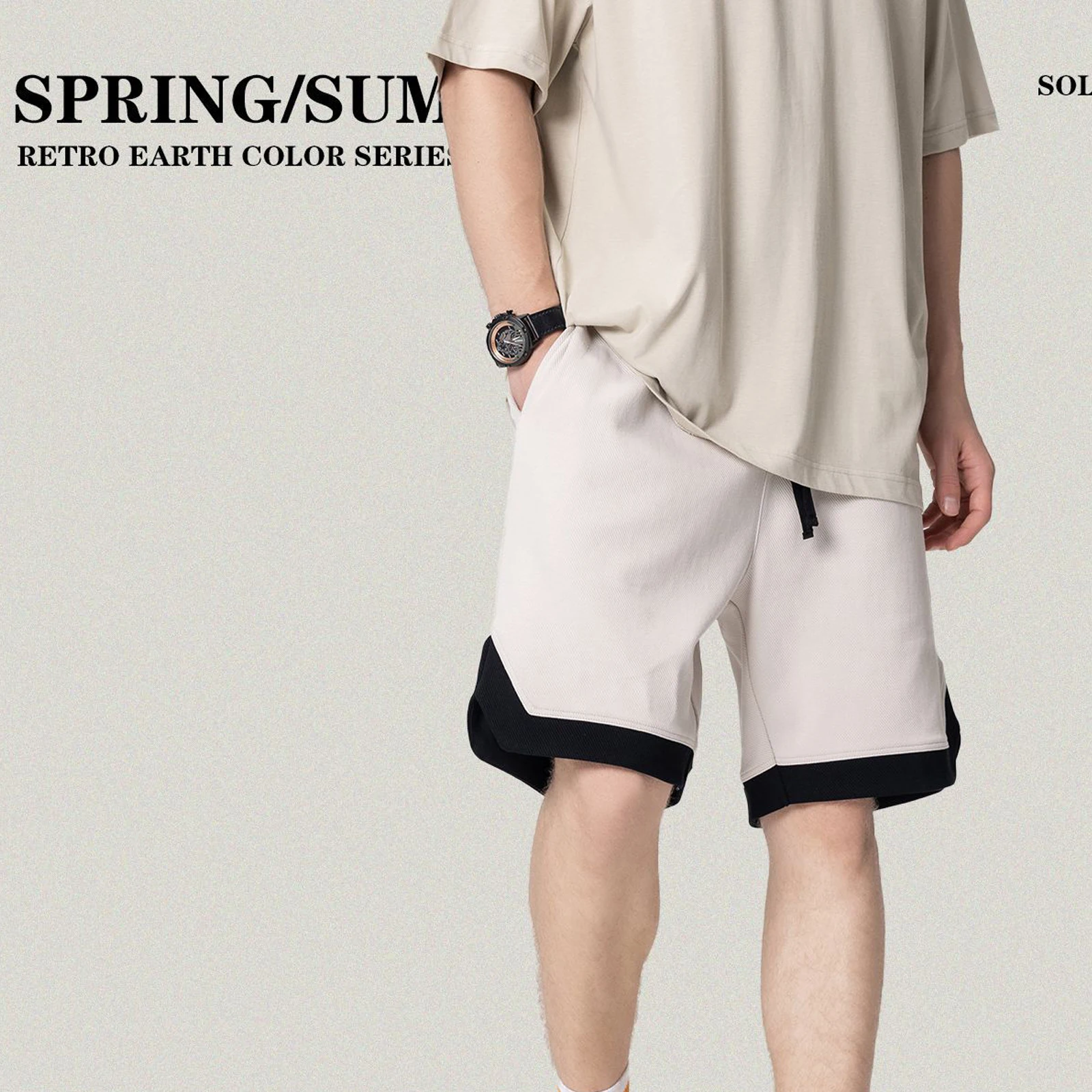 

Men's Short 230GSM Cotton Shorts Unisex Summer New High Street Loose Heavyweight Short Pants Y2K Casual Trend Brand ins Bottoms