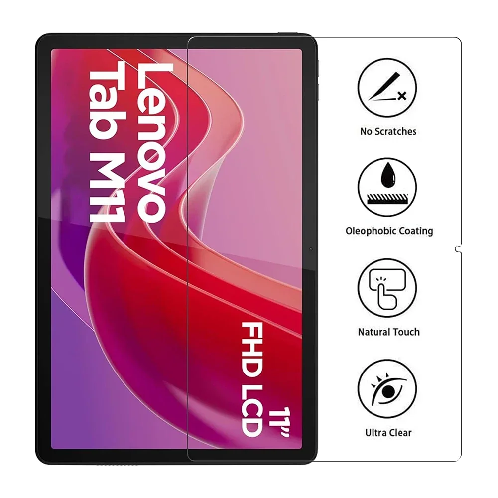 Premium 11-Inch Tempered Glass Screen Protector - Anti-Scratch Clear Protective Film