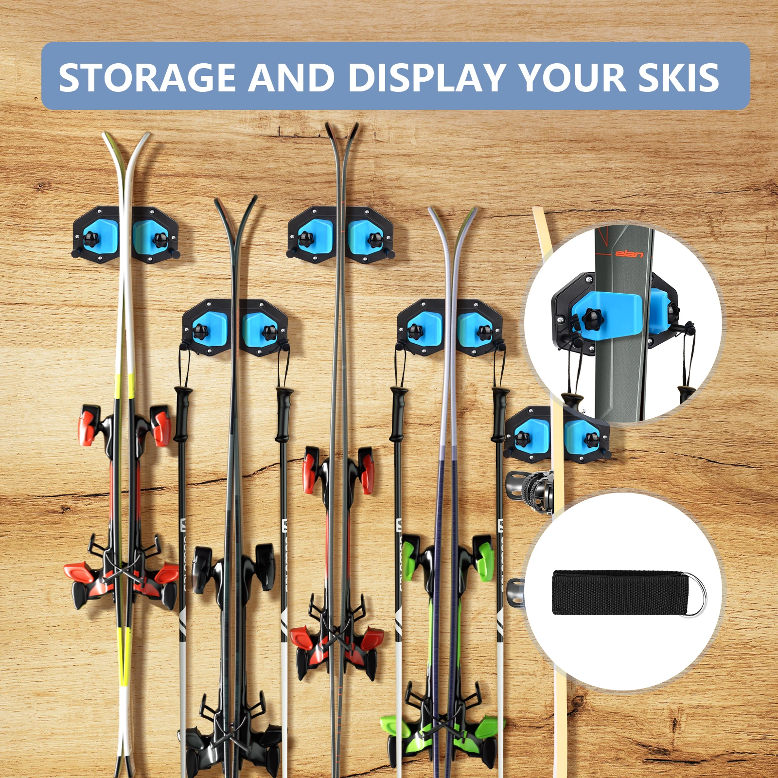 スケートボード スノーボード用 ディスプレイラック (6+1) 棚