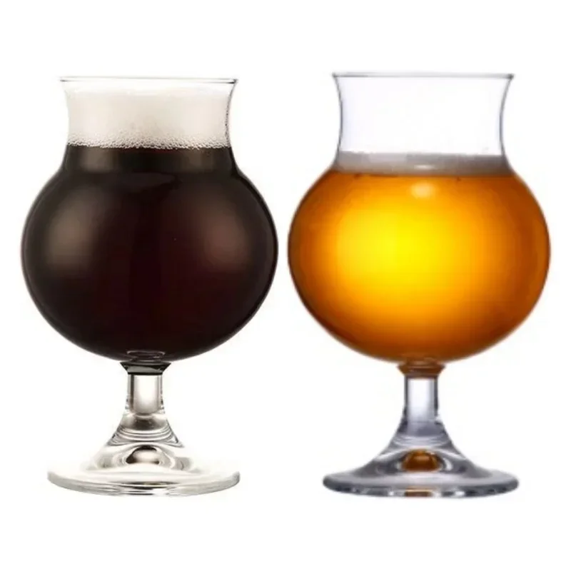 2pcs Classic 500ml Wheat Craft Beer Cup Set Home Bar Tasting Wine Glass Juice Cold Drink Goblet Drinkware