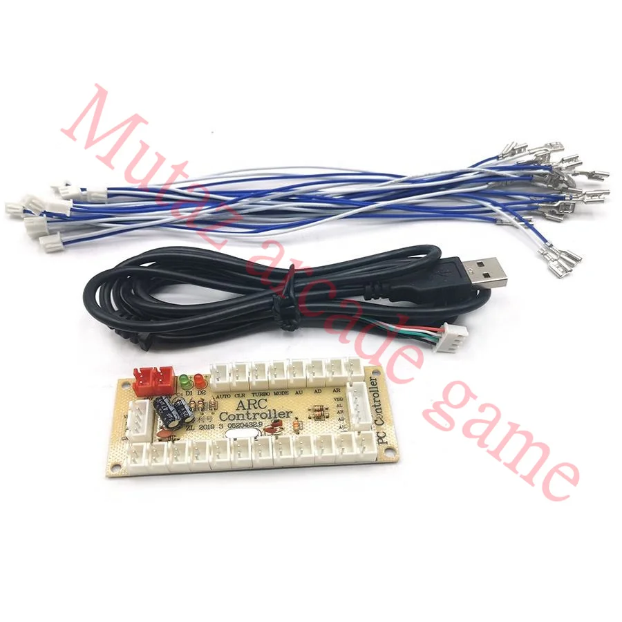 Encoder Usb A Ritardo Zero Arcade Da 1 Giocatore 5V A Pc Raspberry Pi Per Console Di Gioco Arcade