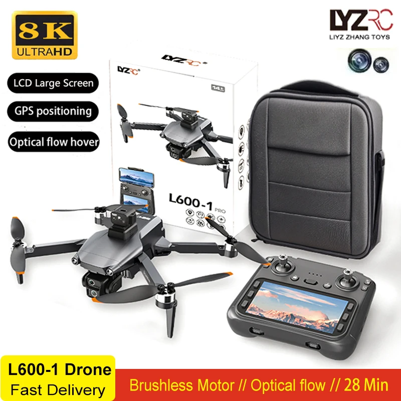 2025 New L600-1 PRO GPS Drone 5G Professional 8K HD Aerial Dual Camera Screen Control Laser Obstacle Avoidance FPV RC Dron 5000M 1
