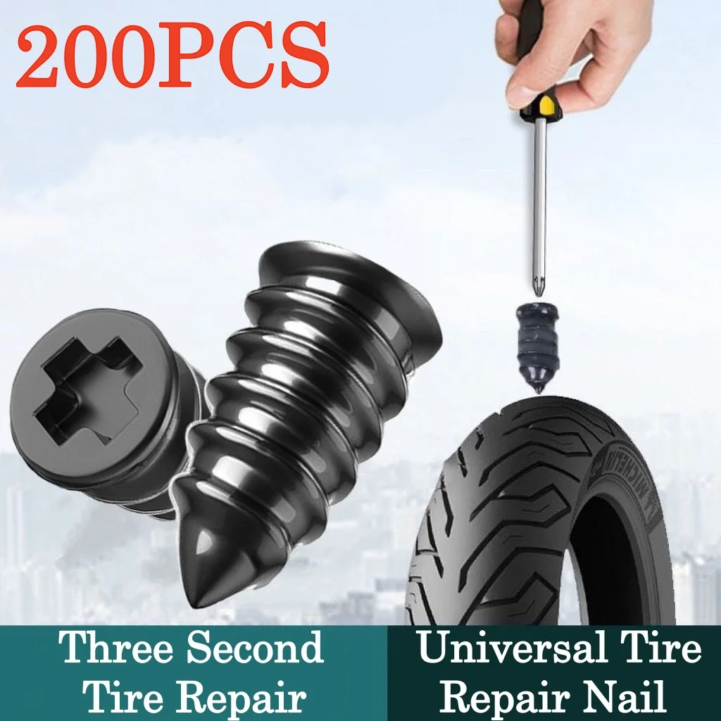 Auto Moto Vacuum Tire Repair Nails Truck Bike Vacum Tire Foration Strumenti Di Riparazione Tubeless Universali Accessori Per Unghie In Gomma