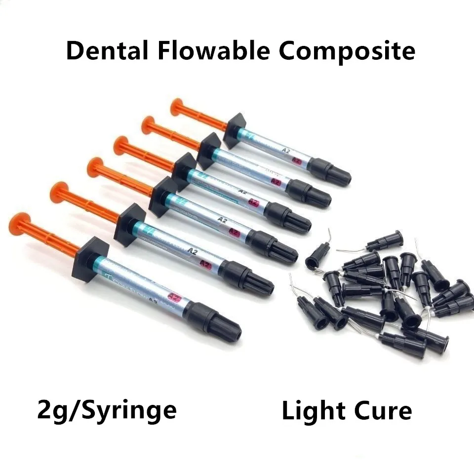 

Dental Flowable Composite Korean Nexobio A1 A2 A3 Syringe Flow Resin Light-Cure Fluid Nano Filling Dentistry Products