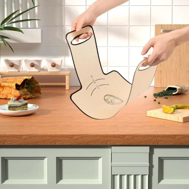 Silicone Bread Liner Reusable Food-Grade Heat-Resistant Baking Mat Non-Stick Sling for Loaf Pans Dough Transfer Tool 5