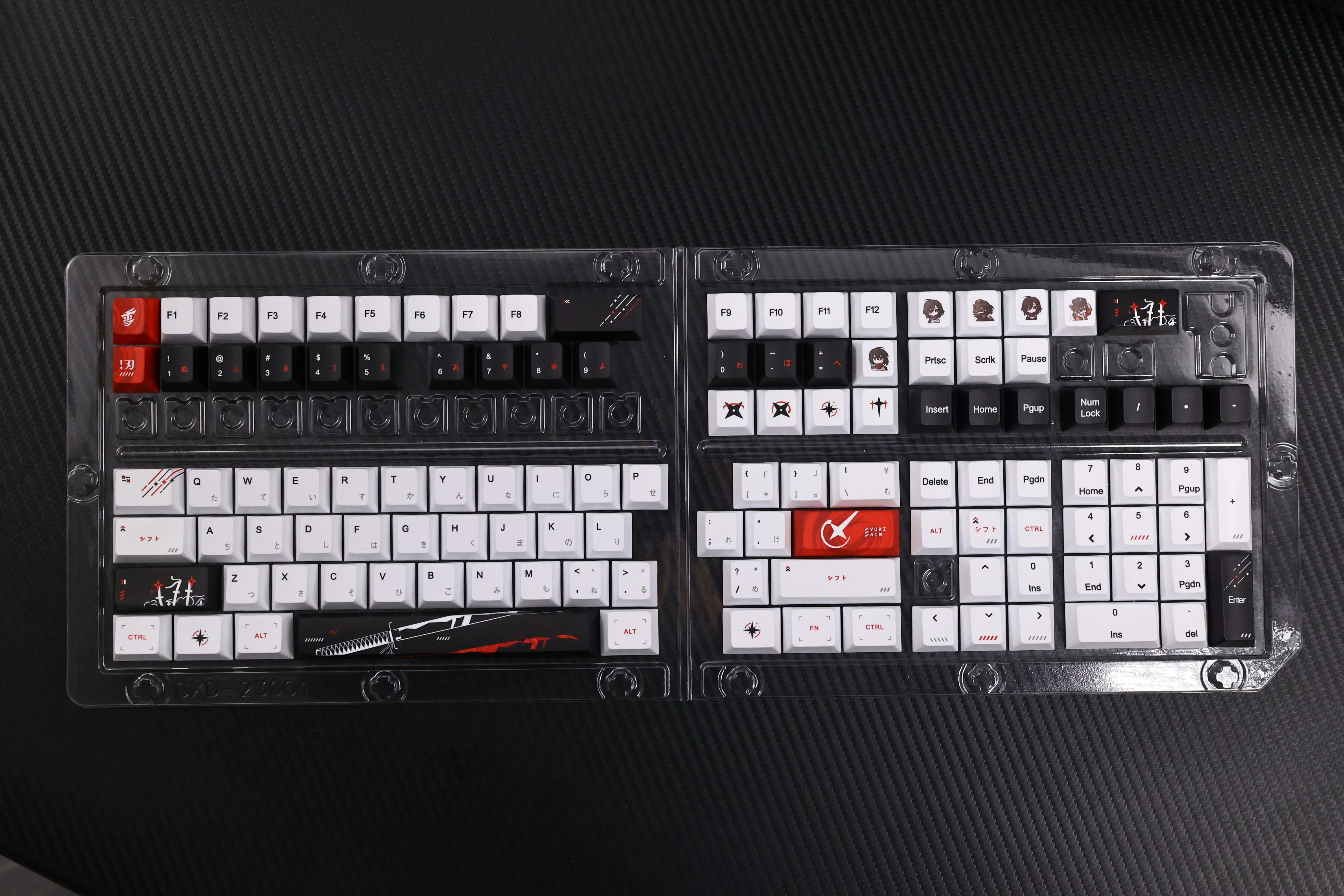 Yuki aim-キーボードキャップのセット,5面昇華型キーボードキャップ