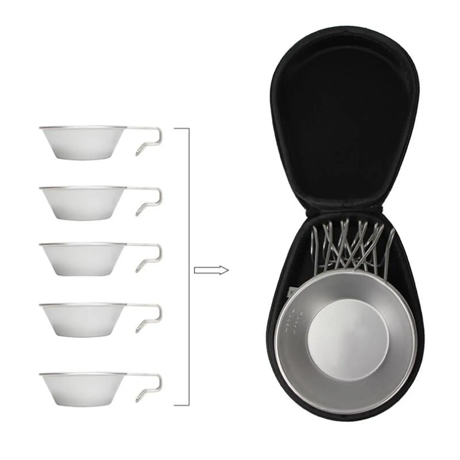 

Сумка-держатель для столовой посуды, износостойкий мешок для мелочей, приготовления пищи, барбекю, пикника, путешествий, для кемпинга