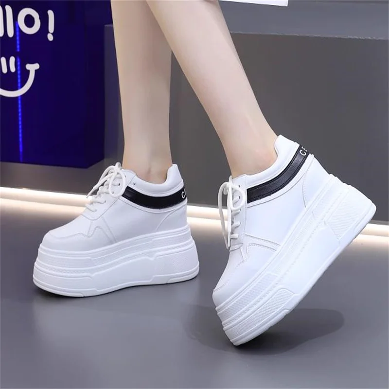 Scarpe Da Ginnastica Uomo CALTO Invisibili - Altezza Aumentata 6,1 Cm, Similpelle, Basse