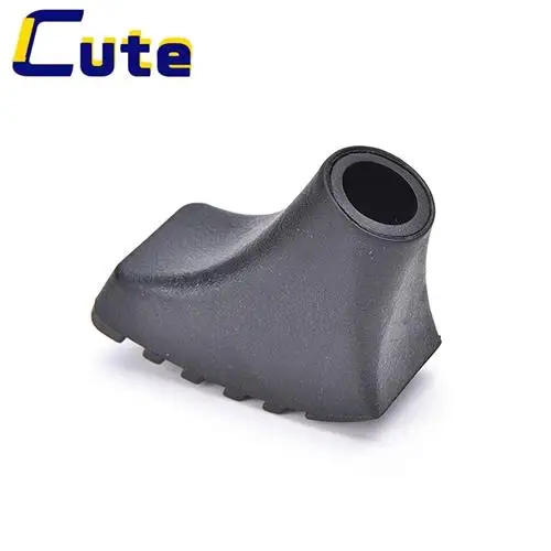 New 1PC Black Rubber Tips Trekking Pole Feet End Caps Protector Hiking Pole Tip Protectors Trail Camp Walking Stick Ferrule