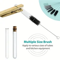 10pcs Bottle Cleaning Brushes Multifunctional Reusable Straw Cleaning Brush For Narrow Neck Bottles Cups 2