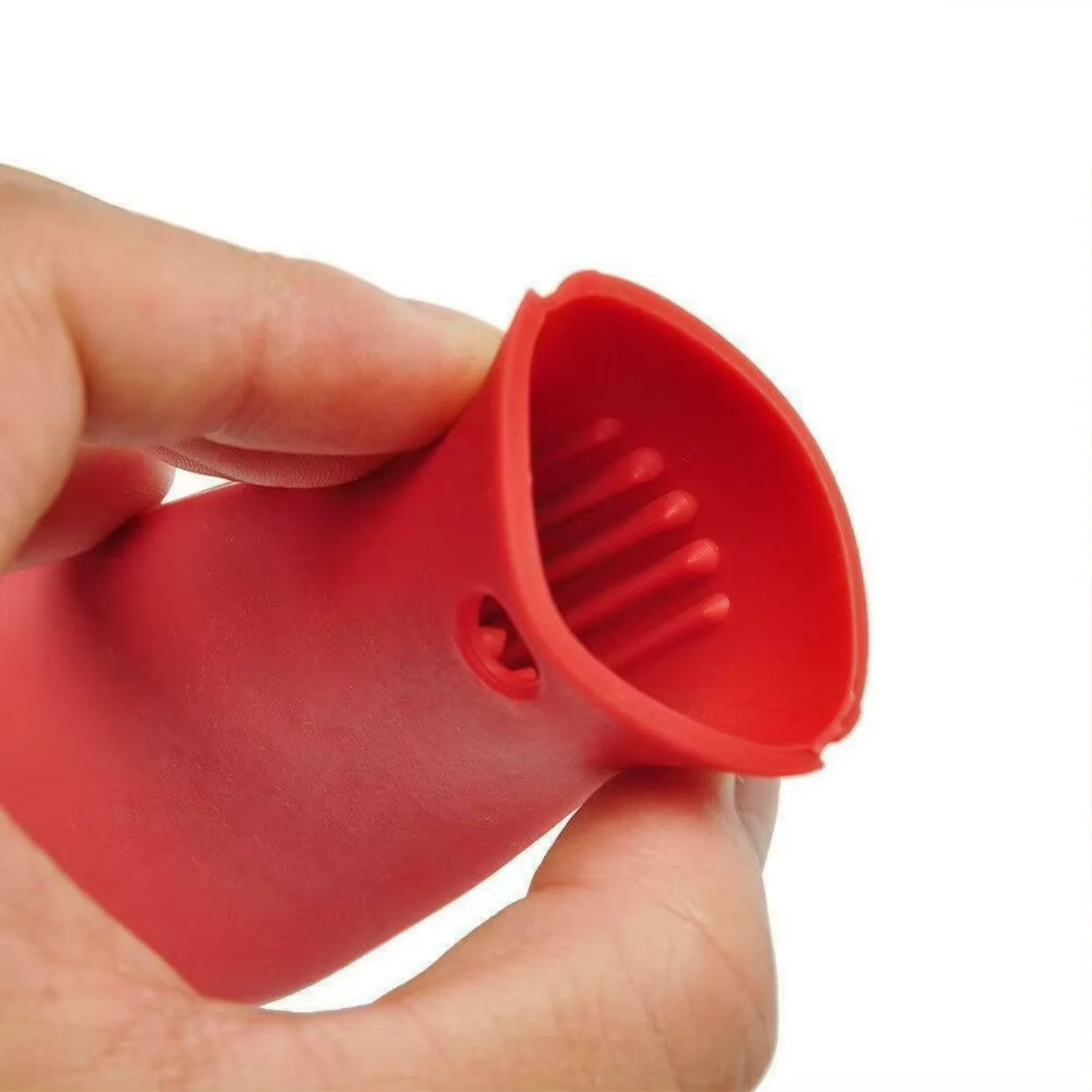 Silicone Hot Handle Holder Heat-resistant Pot Holder Cast Iron Frying Pan Cover Auxiliary Handle Sleeve 1개