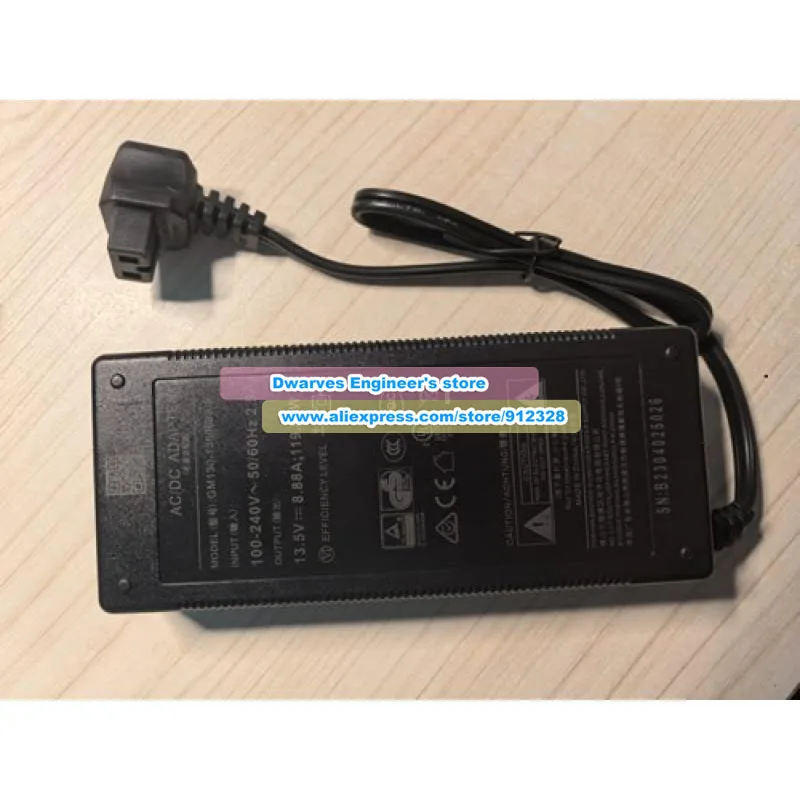 GM130-1350888-F AC 어댑터 13.5V 8.88A 119.88W 알피쿨 C30 C40 C50 TF-45GD TF-35GD T30 T40 T50 W45S W35S W50 W40 쿨박스용
