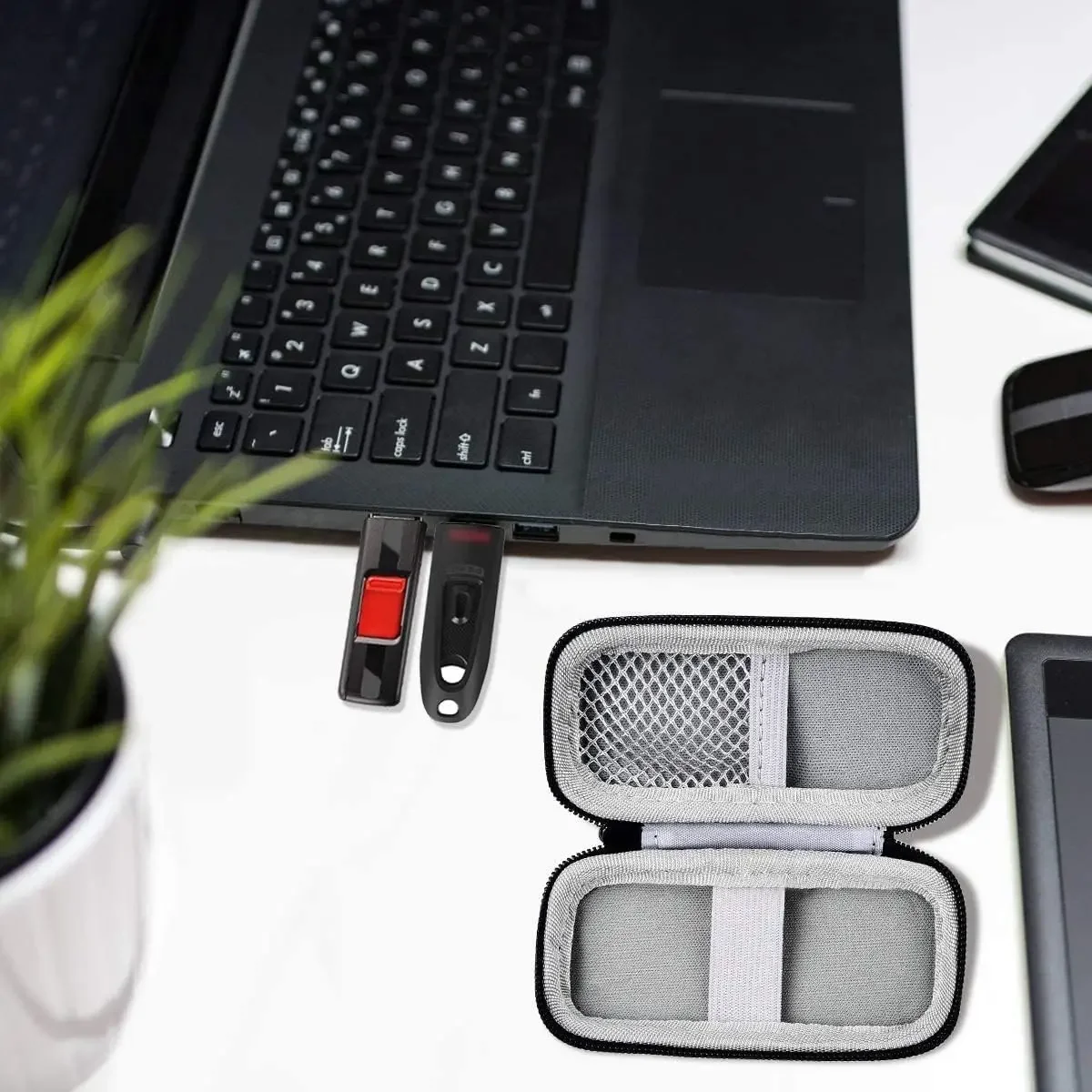 USB Flash Drives Case Compatible with SanDisk/for Samsung/for PNY USB Drive, Memory Stick Thumb Drive Data Storage Bag