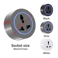 เต้ารับรางไฟฟ้าแบบเคลื่อนย้ายได้ ขนาด 40 ซม. 50 ซม. สำหรับติดผนัง รองรับกำลังไฟ 8000 วัตต์ มาตรฐาน EU US UK พร้อมพอร์ต USB Type-C สำหรับอุปกรณ์ไฟฟ้าระดับไฮเอนด์ 6