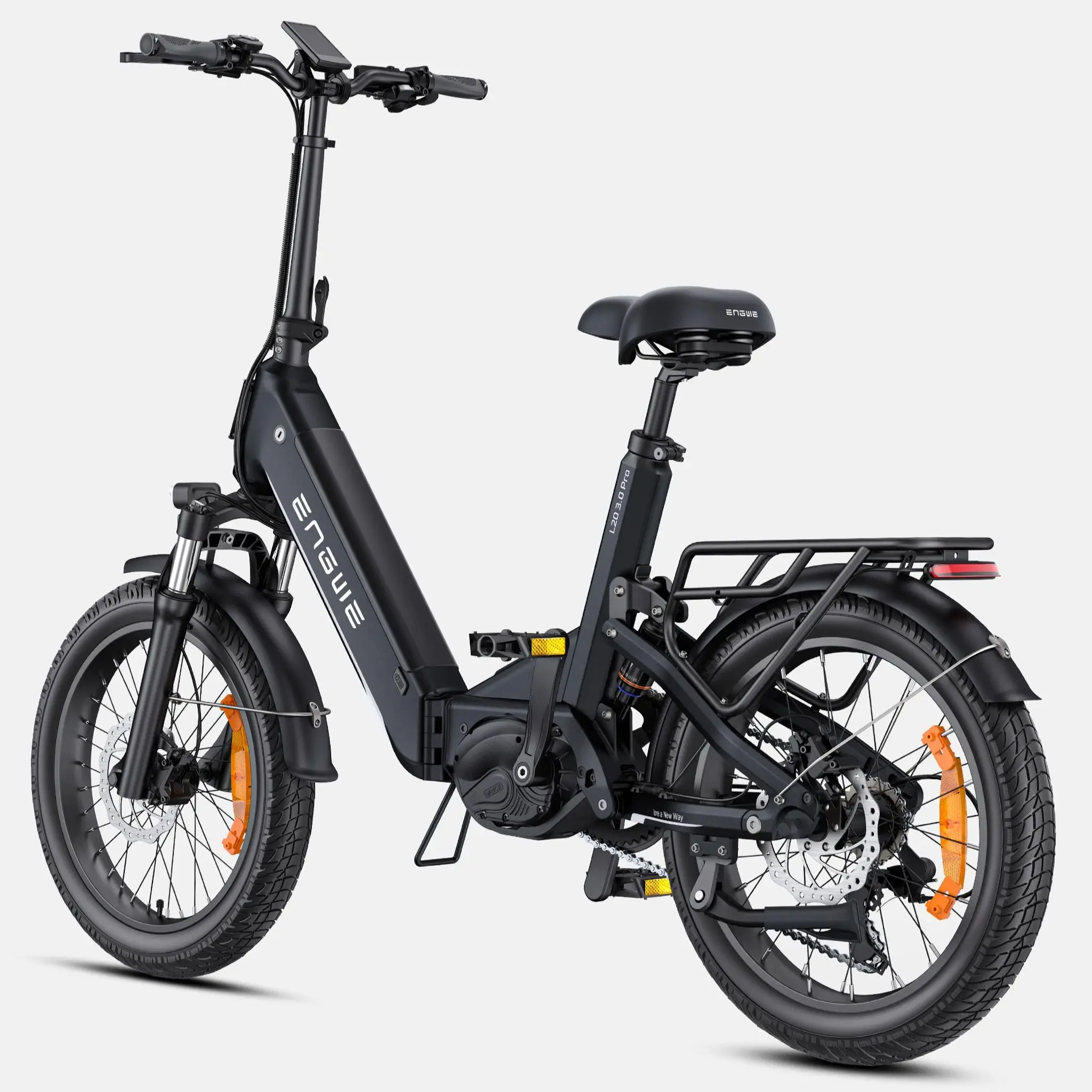 Bicicletta Elettrica ENGWE L20 3.0 Pro con Motore da 250W, Batteria al Litio 48V15AH, Freno a Disco Idraulico, Pneumatici da 20*3 Pollici - immagine 4