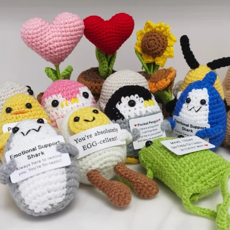 Positive Energy Cute Potato Doll Handmade Weaving Home Decoration Christmas Gift