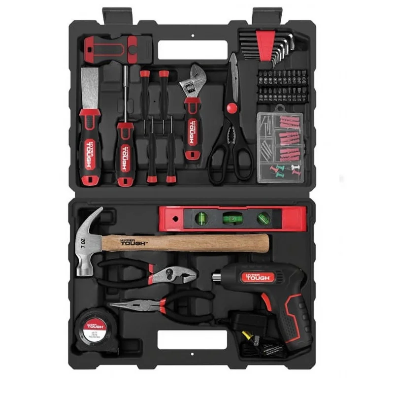 

Hyper Tough 45 PC Home Repair Tool Set with Scissors, Hex Keys and More, New condition