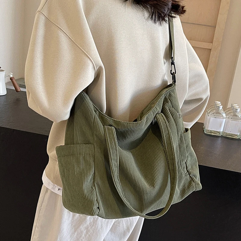 Corduroy Tote Bag Color