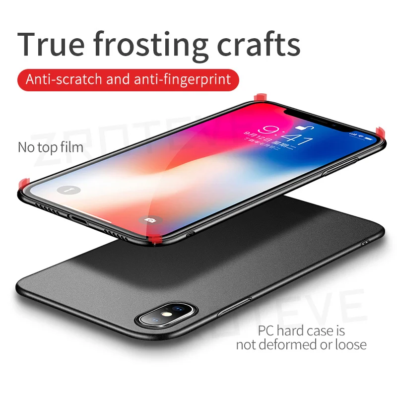 Luxury Ultra Slim Frosted Hard PC Phone Case by ZROTEVE