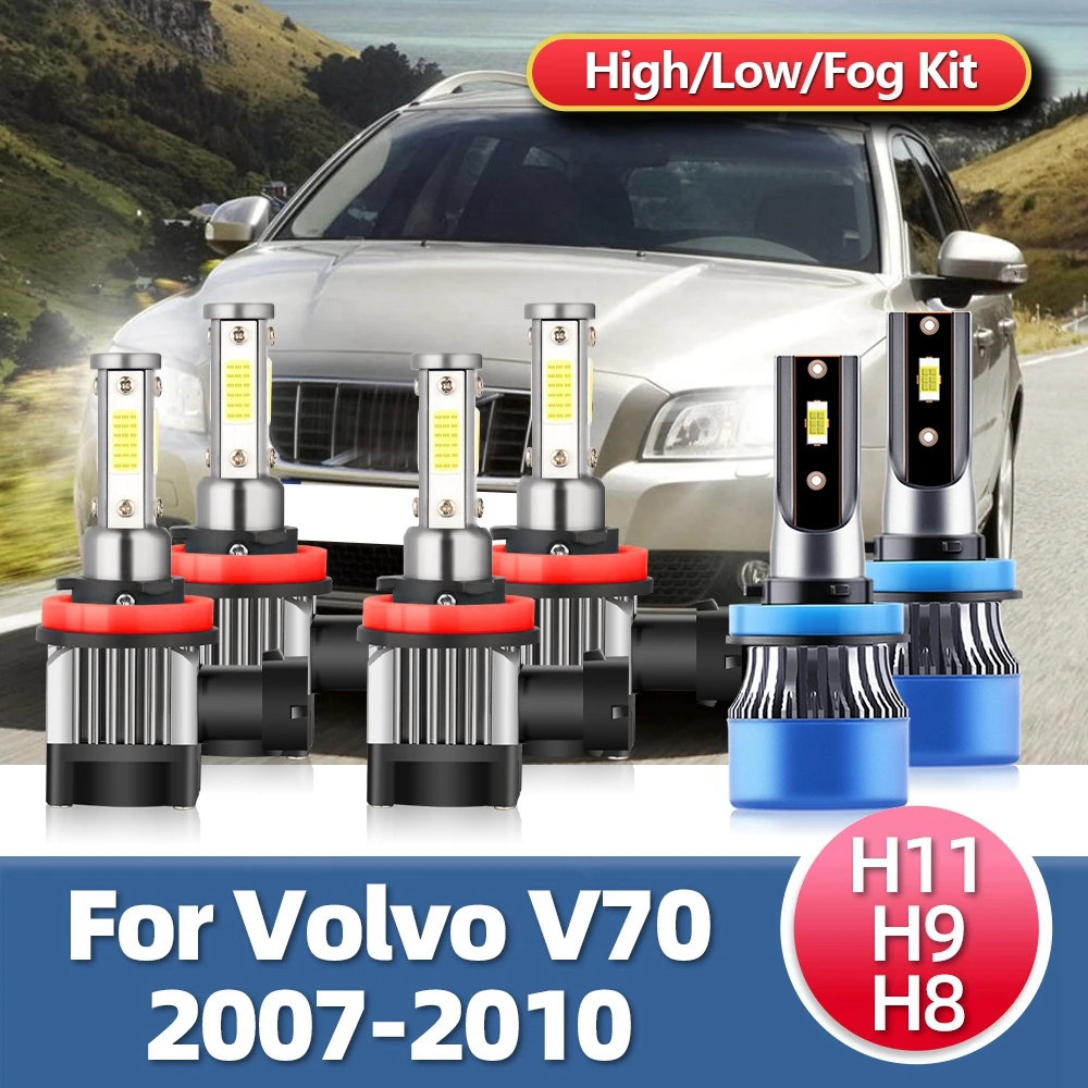 

2/6 шт., Автомобильные противотуманные фары, для Volvo V70 2007 2008 2009 2010