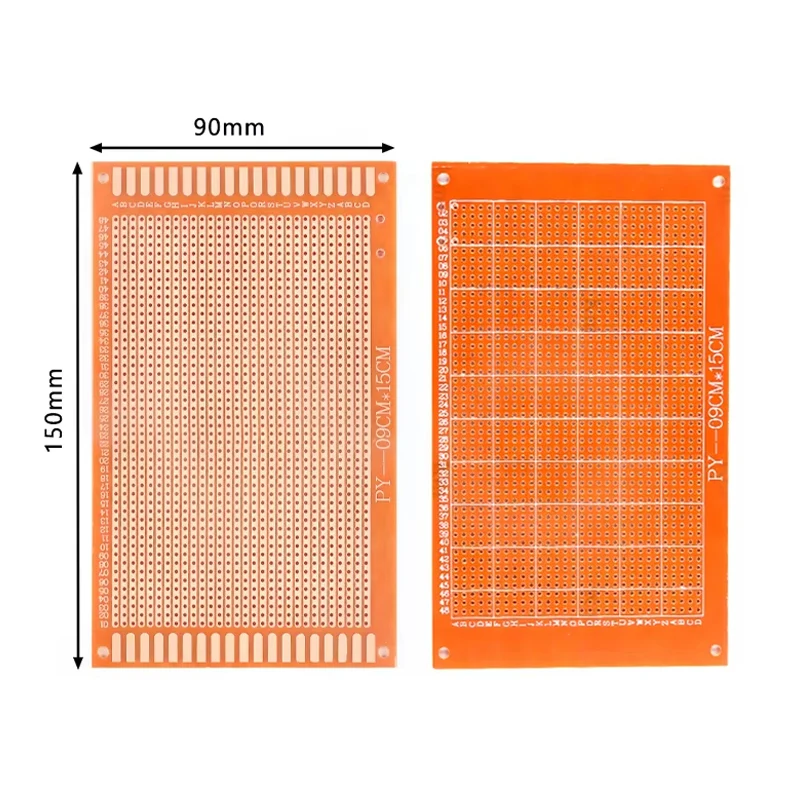 DIY Prototype Paper PCB Board Universal Experiment Matrix Circuit Board Single Row Continuous Hole 90x150MM 9x15 9*15CM