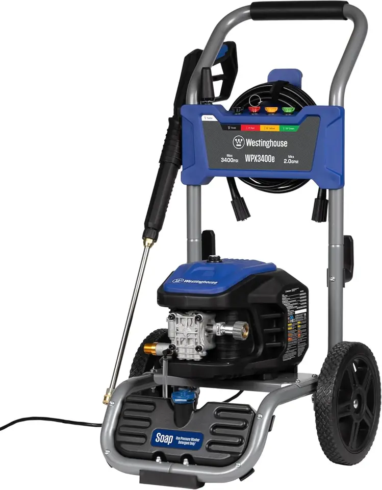 High Pressure Electric Washer with Soap Tank