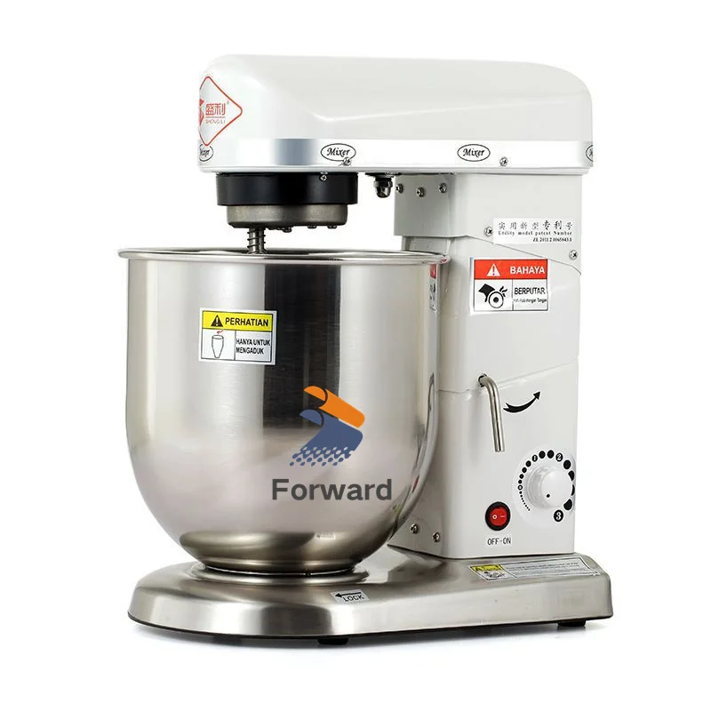5/7/10 Liters Electric Stand Food Mixer Machine Planetary Food Processor With Dough Hook Flat Beater Wire Whip 110/220V 5