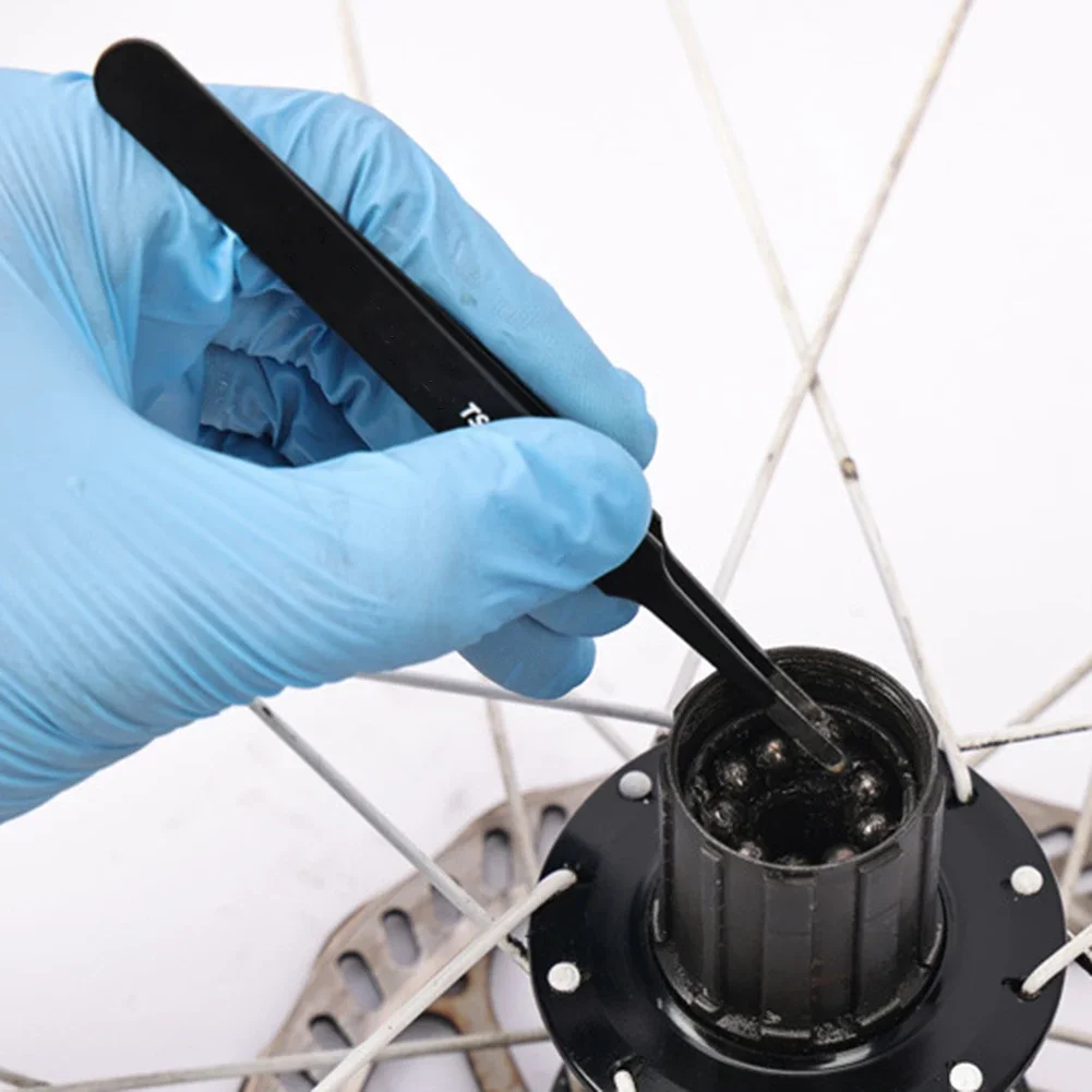 

1 шт., пинцет для ремонта велосипедных шарикоподшипников, 122x11 мм