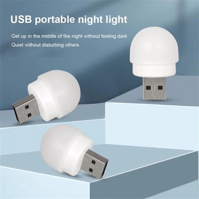 1 stücke Neue Mini USB Stecker Lampe Mobile Power 1W USB Camping Lampen LED  Augenschutz Licht Kleine Runde licht Wandern Im Freien Werkzeuge -  AliExpress