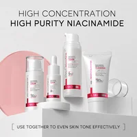 Niacinamide Skin Care Set Oil Control Anti-Wrinkle Aging Fine Lines Serum Whitening cream Repair Face Nourish Toner 4 Set box 1