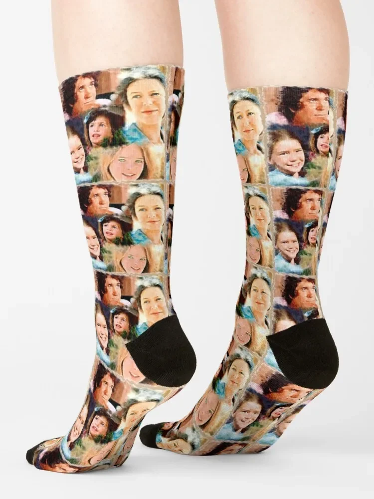 Ingalls Family Collage Without Logo Socks short golf heated new year Socks For Women Men's