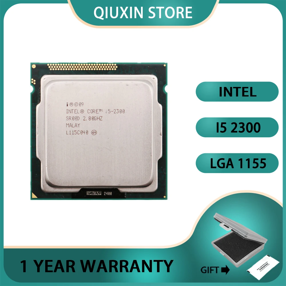 Processore Cpu Presa Sr00D 1155 Intel Core I5 2300 2.80Ghz 6Mb