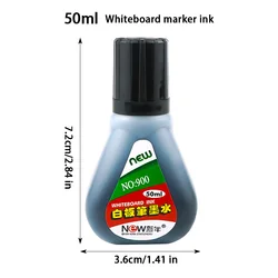 Vibrant Whiteboard Marker Set - Assorted Colors, Fine 2.0mm Nib, High - Volume Ink, Ideal (1pcs Black ink)
