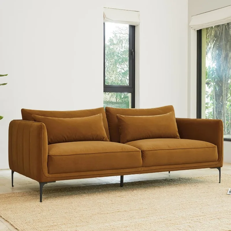 

Luxury Velvet Sleep 3-Seat Sofa Upholstered Modern Lazy Recliner Chair Couch For Bedroom Office Home Furnitures Living Room