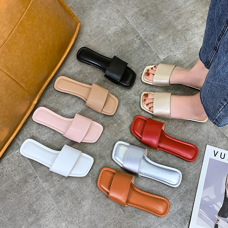 

Slippers Women 2023 New Korean Style Fish Mouth Sandals and Thick Heels Women Shoes Large size 43 Zapatos Para Mujer Fashion
