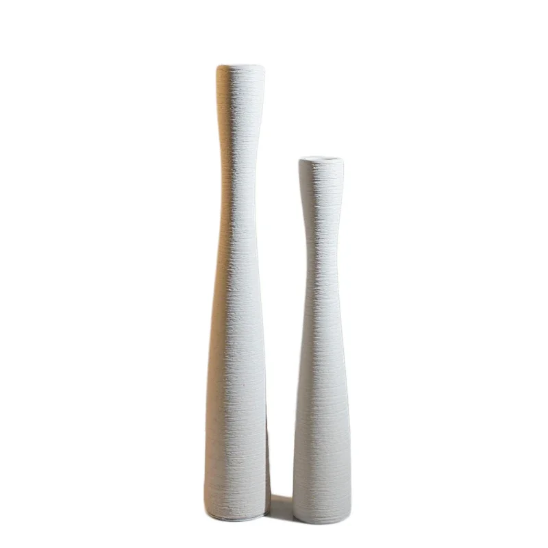 

Белая керамическая ваза, высокий стол, садовые фарфоровые цветочные горшки, Настольная декоративная ваза, Современные растительные горшки, зероны, украшение для дома