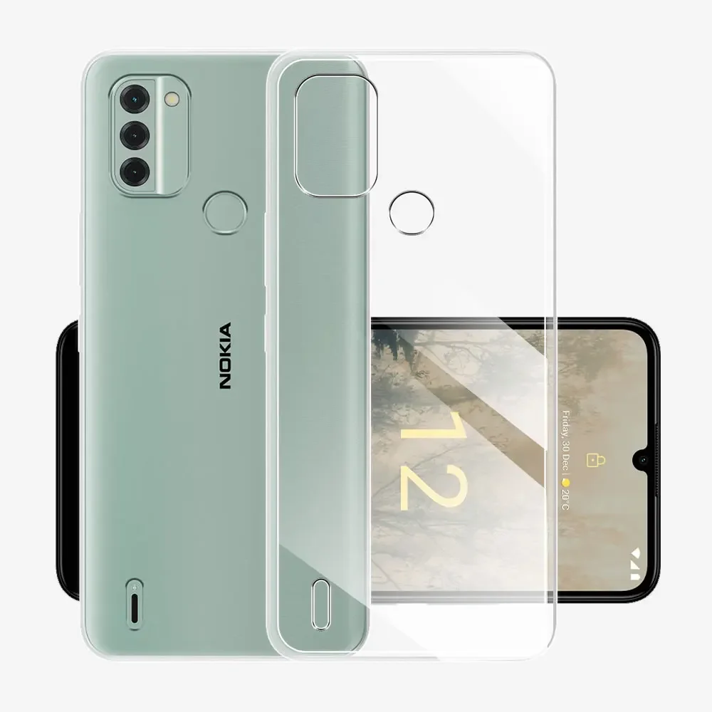 KJYF Per Nokia C31 Custodia, Ultra-Sottile in Morbido Silicone TPU Case