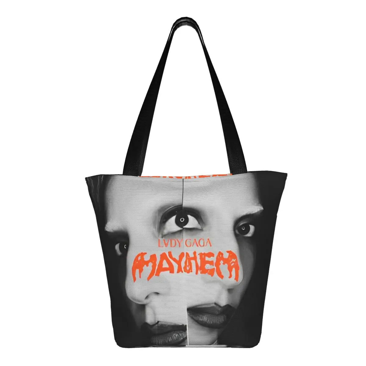 Lady Gaga Mayhem 2025 Album Tote Bag For Women Shoulder Bag Zipper