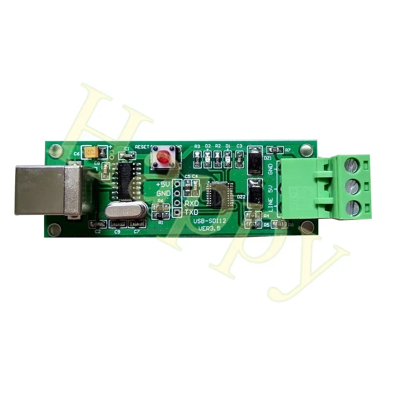 

USB to SDI-12 protocol trap debugger converter SDI12 sensor test