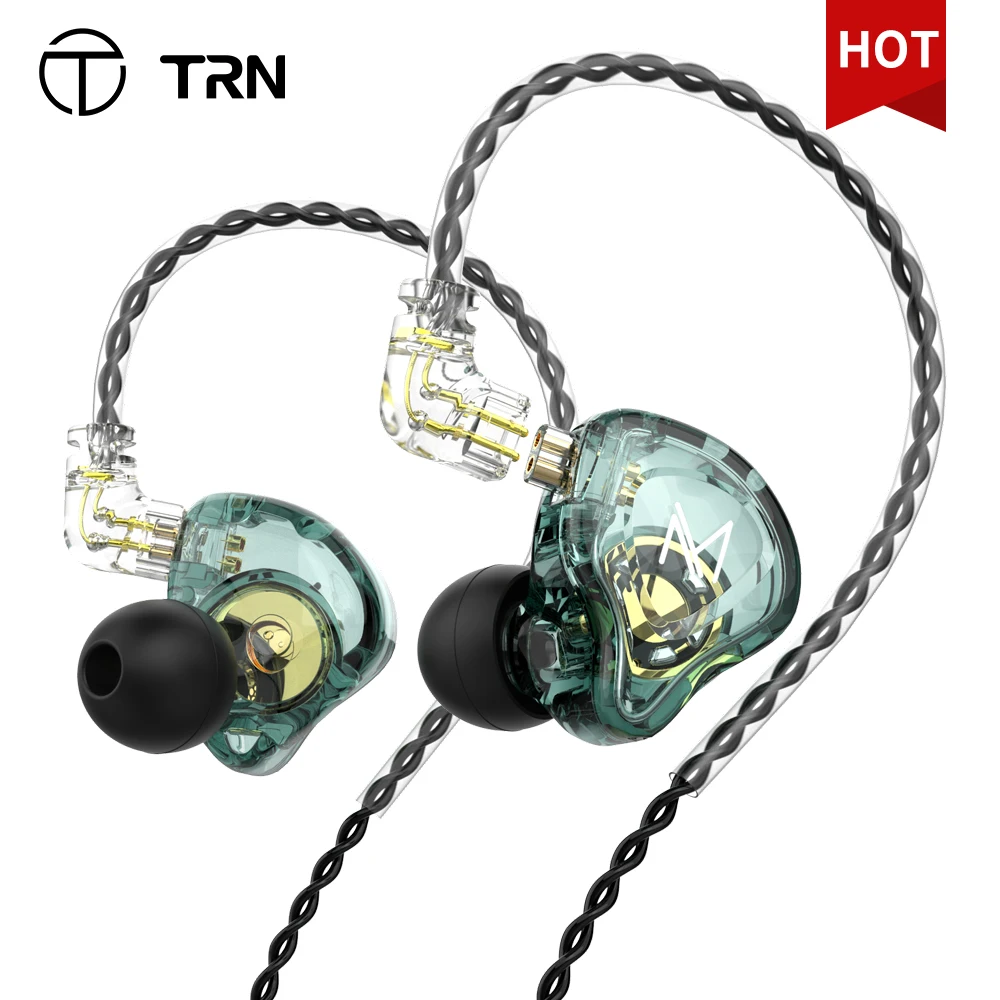 TRN MT1 Hi-FI 1DD Dynamic In-ear Earphone Drive HIFI Bass Metal Monitor Running Sport Earphone for TRN X7 VX TA1 BA15 ST1