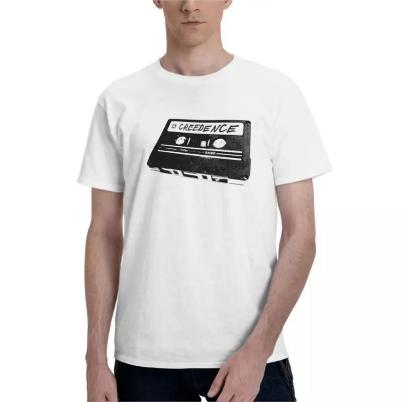 Maglietta Estiva Maglietta Da Uomo In Cotone The Big Lebowski Creedence Tape (Ccr) T-Shirt Classica Cat Shirts Fruit Of The Loom