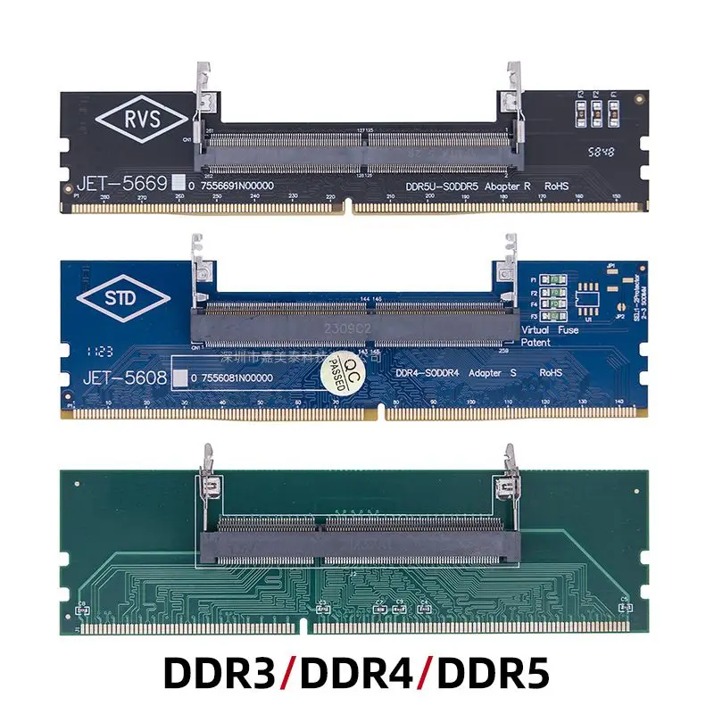 

Адаптер модуля памяти DDR3, Тестовая карта для ноутбука и настольного ПК, модуль памяти DDR4 DDR5, защитный слот для карты