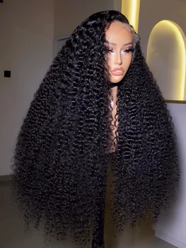 250 Density13x413x6 Kinky Curly wig Lace Front Jerry Curly Wigs Human Hair Brazilian Pre Plucked For Women With Baby Hair 1