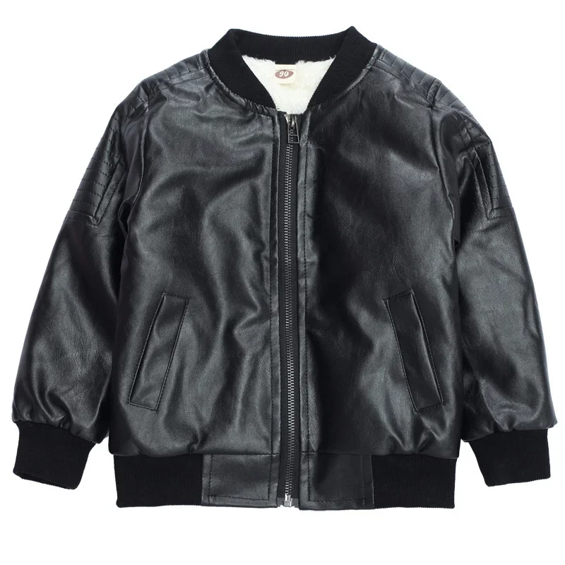 Bomber Jacket Asos Boys Coats New Boys PU Leather Coats Autumn
