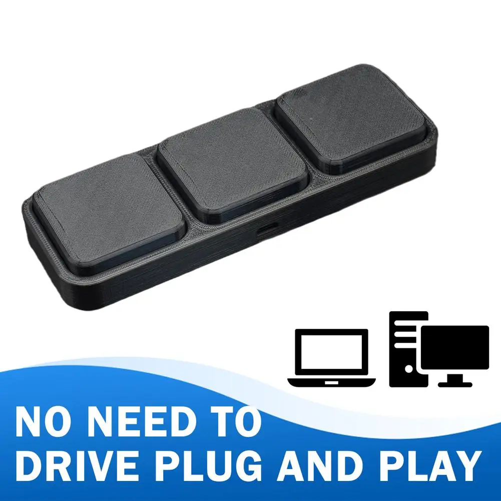 uma chave usb programável teclado macro para windows linux macos chave quente mouse um botão chave usb mini teclado