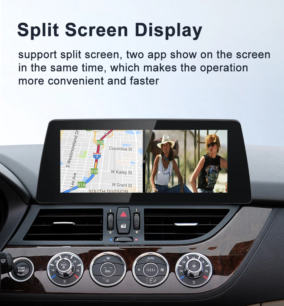Qualcomm Snapdragon 665 6125 Andorid14 Wireless Carplay Auto Screen For BMW Z4 E